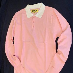 Golf Wang Two Tone Long Sleeve Polo Sweater